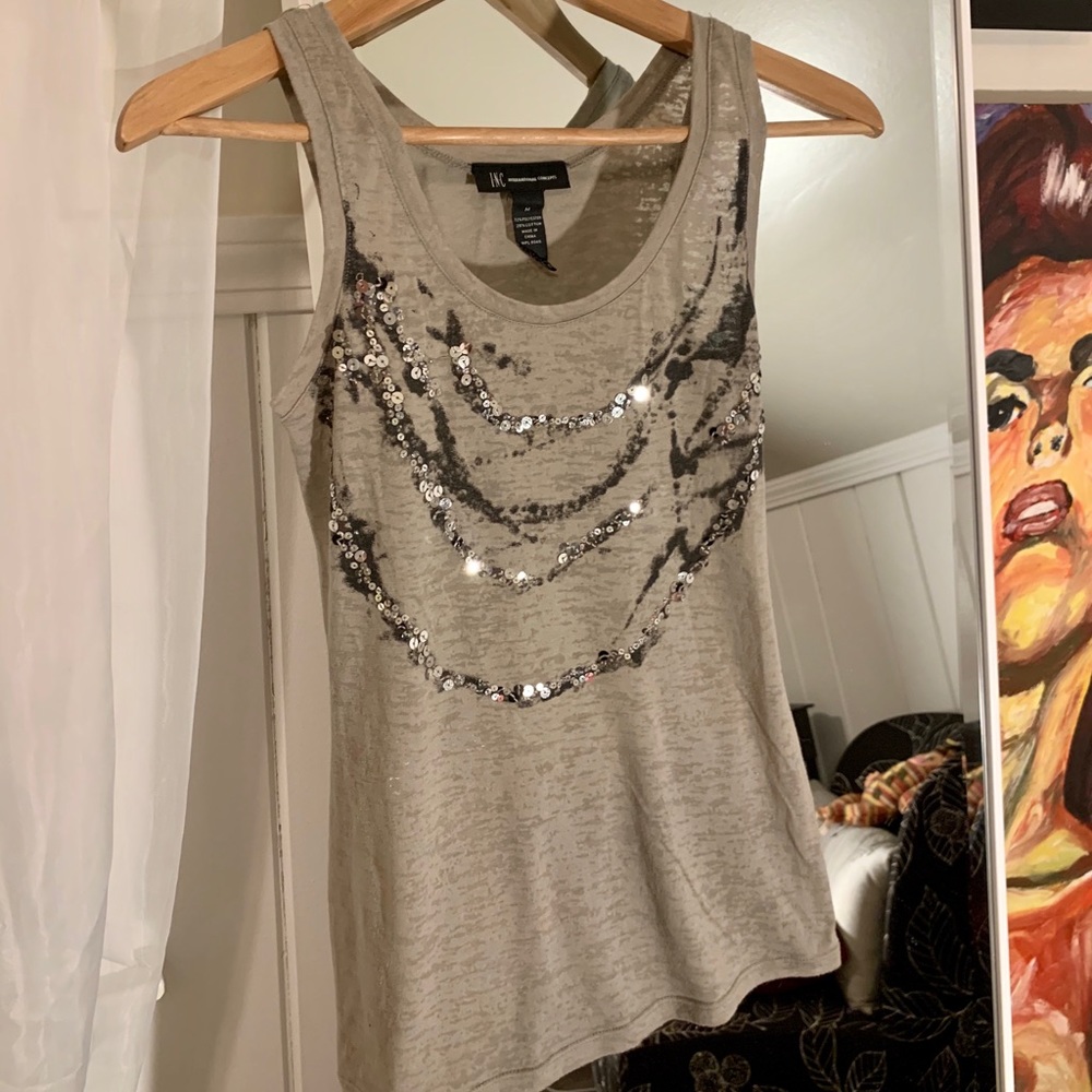Inc Sparkly Tank Top